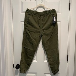 Gap green jogger pants - new